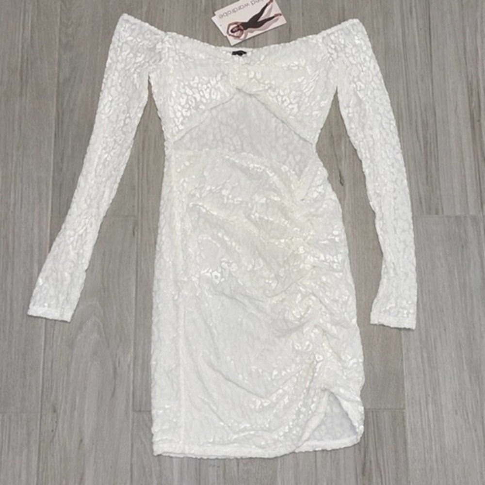 Naked Wardrobe Leopard Burnout Mini Dress - Picture 4 of 11